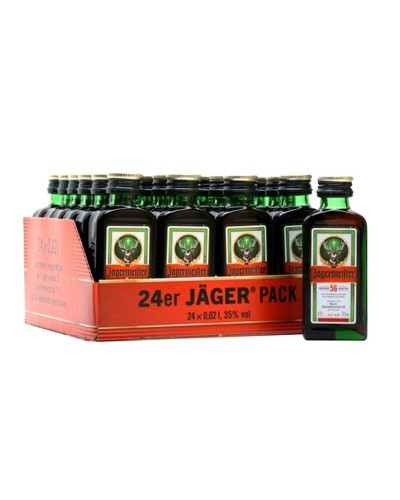 Jagermeister Liqueur 24 Mini Bottles 50ml - 