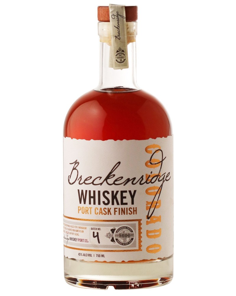 Breckenridge Whiskey Port Cask Finish 750ML - Breckenridge Whiskey Port Cask Finish 750ML -