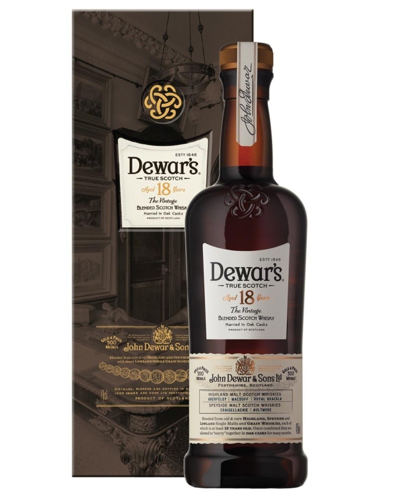 Dewar's Scotch 18 Year The Vintage 750ML - 