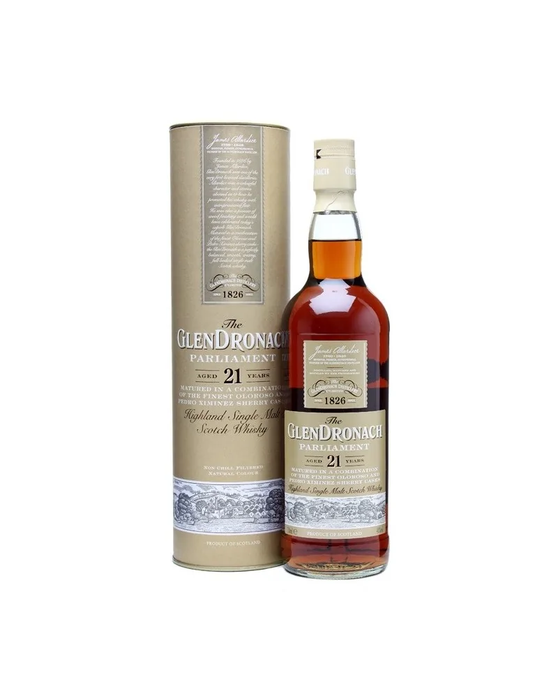 Glendronach Scotch Single Malt 21 Year Parliament 750ml - 