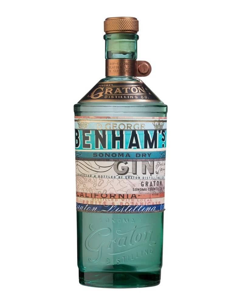 D George Benham's Sonoma Dry Gin 750ml - 