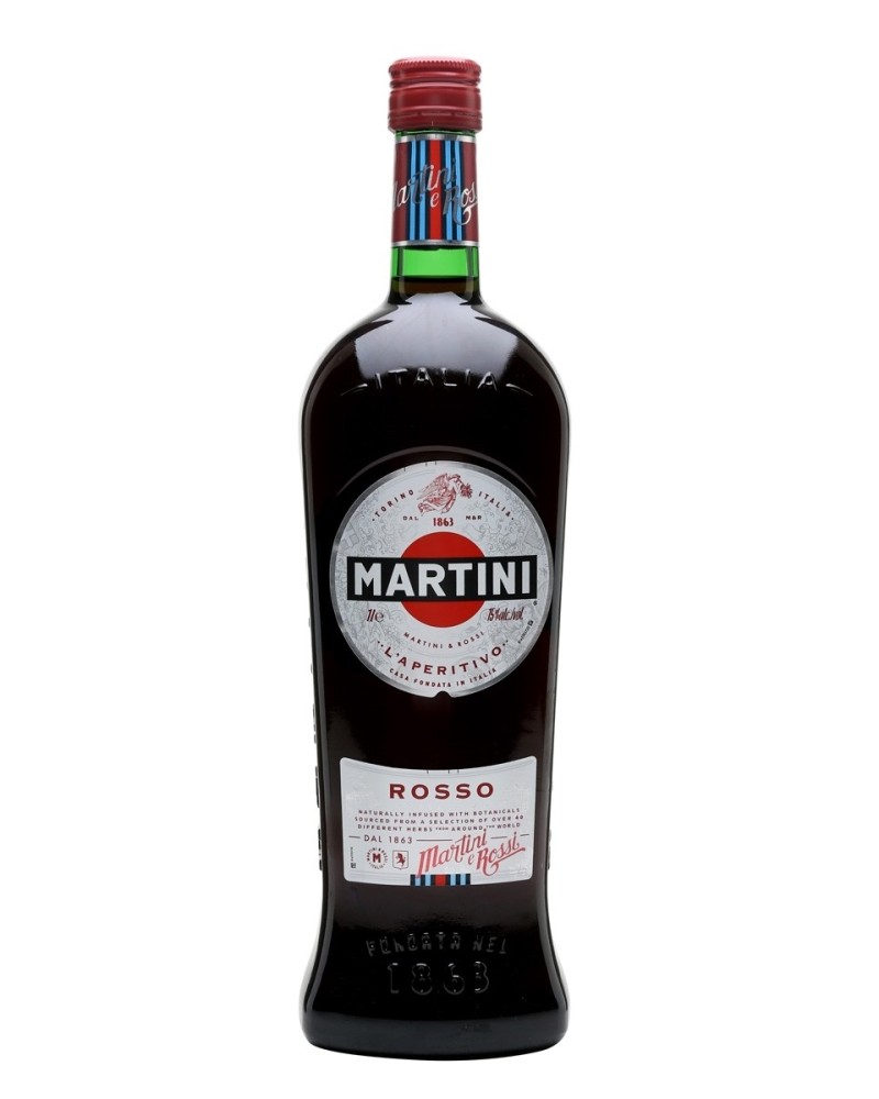 Martini & Rossi Rosso Sweet Vermouth 1Liter - 