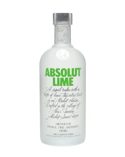 Absolut Vodka Lime 750ml - 