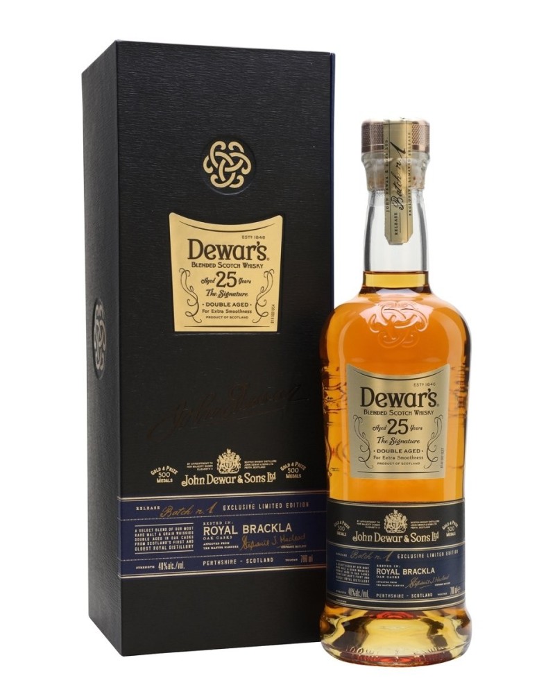 Dewar's Scotch 25 Year The Signature 750ml - 