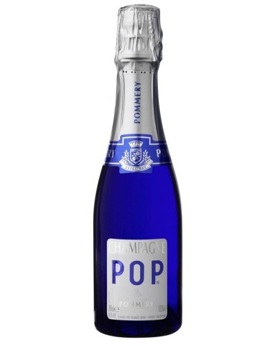 Pommery Champagne Blue Pop Extra Dry Mini Bottle 187ml - 