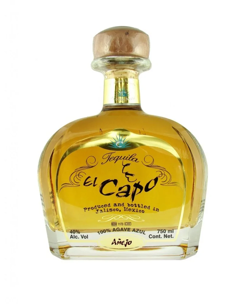 El Capo Tequila Anejo 750ml - 