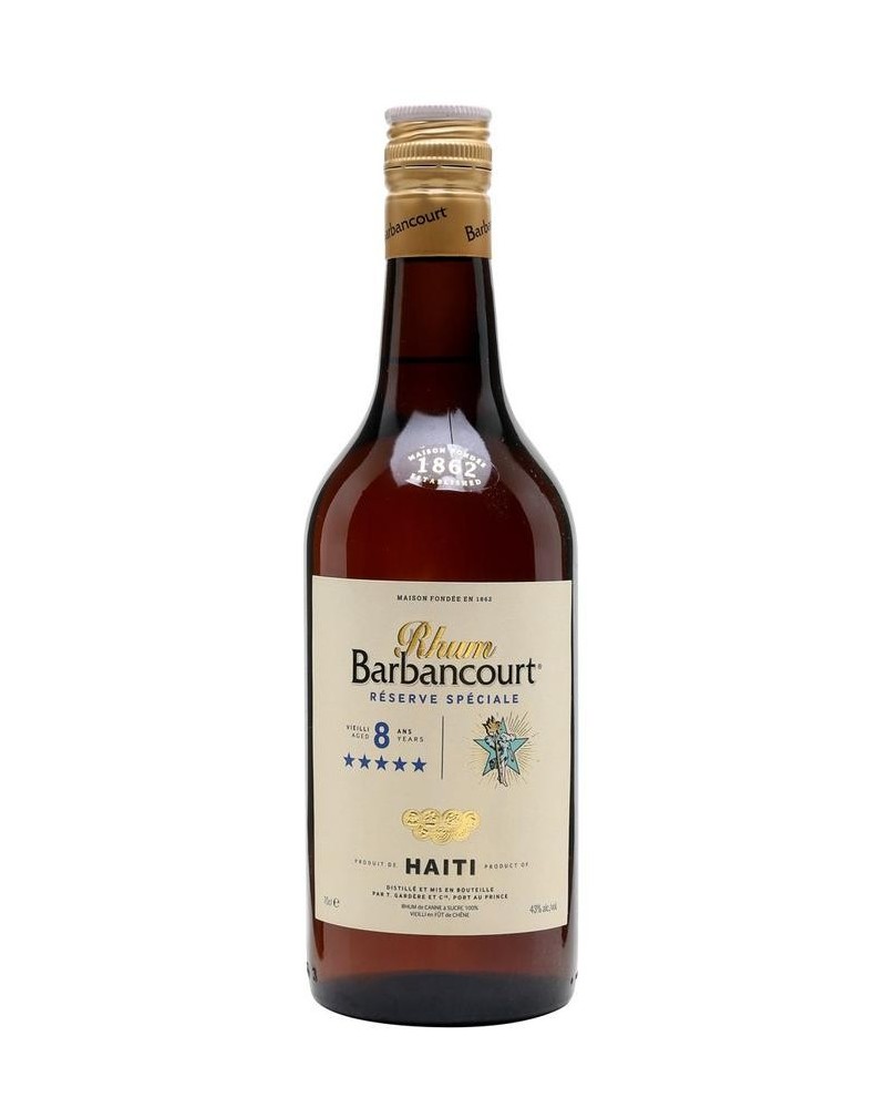 Rhum Barbancourt Rum Reserve Speciale 8 Year 5 Star 750ml - 