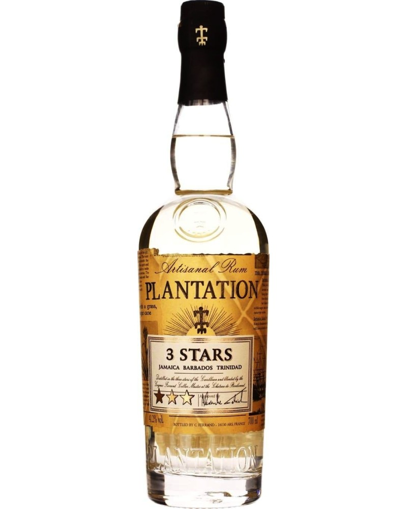 Plantation Rum White 3 Stars 1lt - 