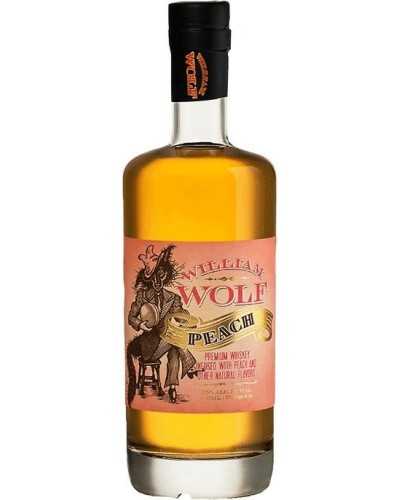 William Wolf Whiskey Peach 750ml - 