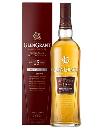 Glen Grant Scotch Single Malt 15 Year Batch Strength 750ml - 