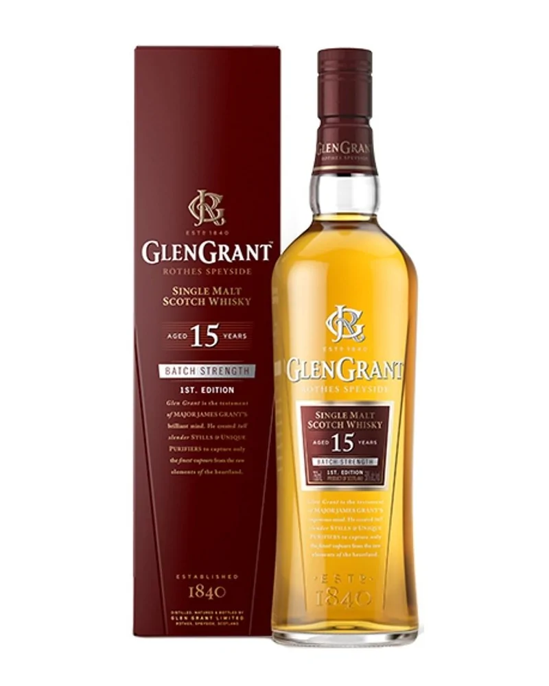 Glen Grant Scotch Single Malt 15 Year Batch Strength 750ml - 