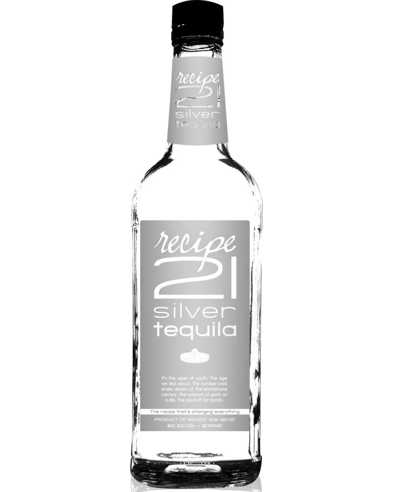Recipe 21 Tequila Silver 1lt