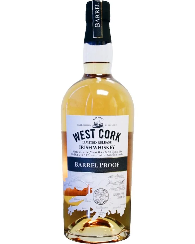 West Cork Irish Whiskey Barrel Proof 750ml - 