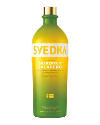 Svedka Vodka Grapefruit Jalapeno 1lt - 