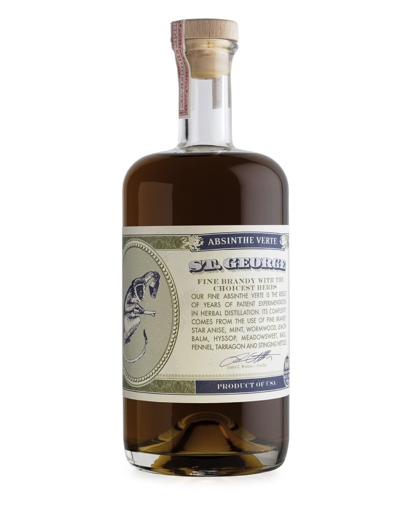 St. George Absinthe Verte 750ml - St. George Absinthe Verte 750ml -