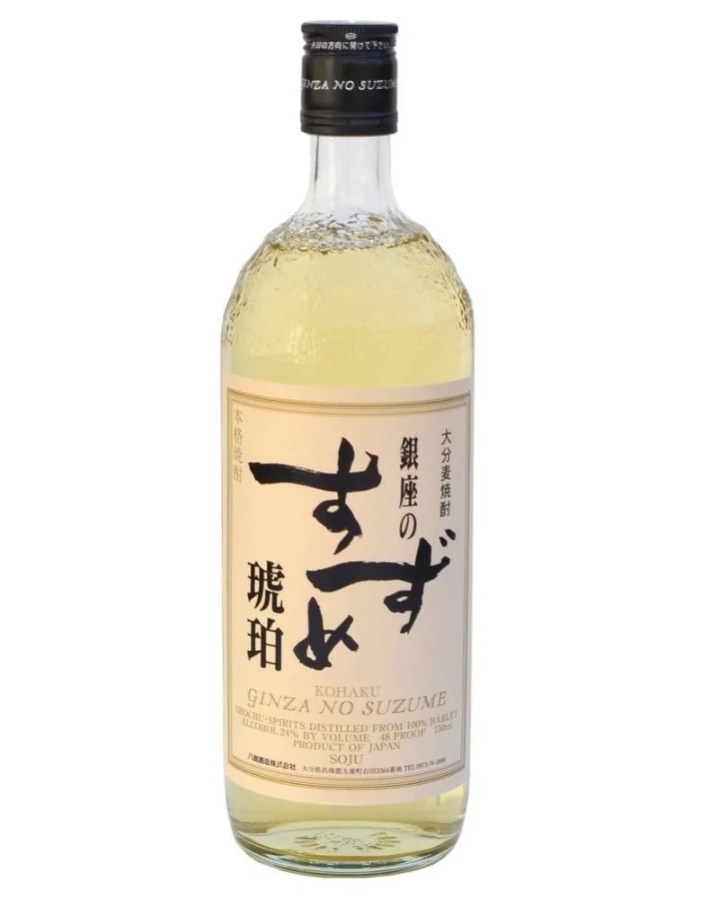 Ginza No Suzume Kohaku Mugi Shochu 750ml - 