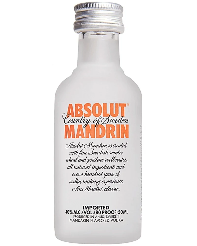 Absolut Vodka Mandarin 12 mini bottles 50ml - 