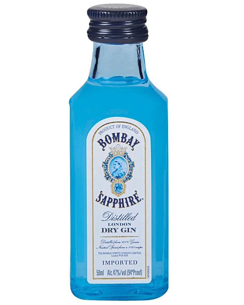 Bombay Gin Sapphire 12 mini bottles 50ml - 