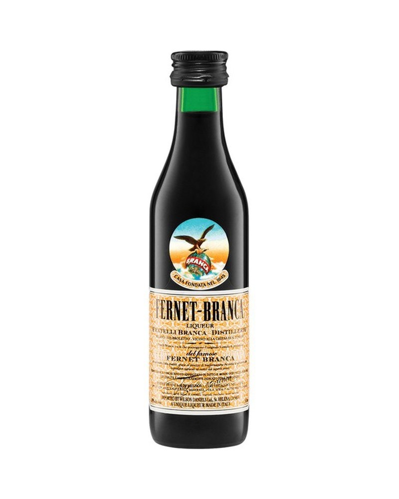 Fernet-Branca Amaro Liqueur 15 Mini bottles 50ml - 