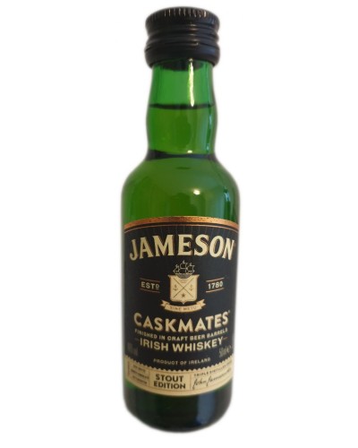 Jameson Irish Whiskey Caskmates Stout Edition 12 Mini Bottles 50ml - 