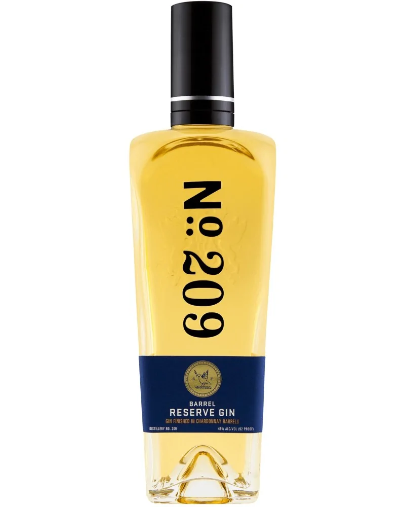 Distillery No. 209 Gin Barrel Reserve Finished In Chardonnay Barrels 750ml - 