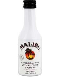 Malibu Rum Original With Coconut 12 Mini Bottles 50ml - 