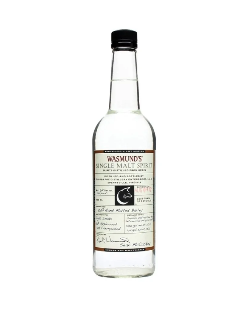 Wasmund's Single Malt Spirit 750ml - 