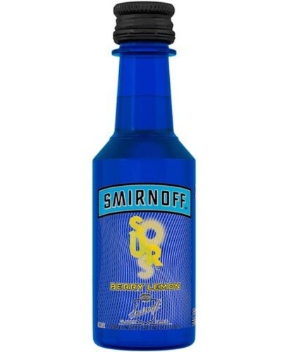 Smirnoff Sours Vodka Berry Lemon 20 Mini Bottles 50ml - 