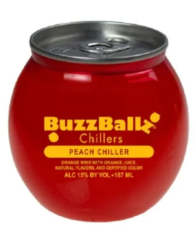 Buzzballz Chillers Peach Chiller Mini Bottles 12pks (187ml) - 