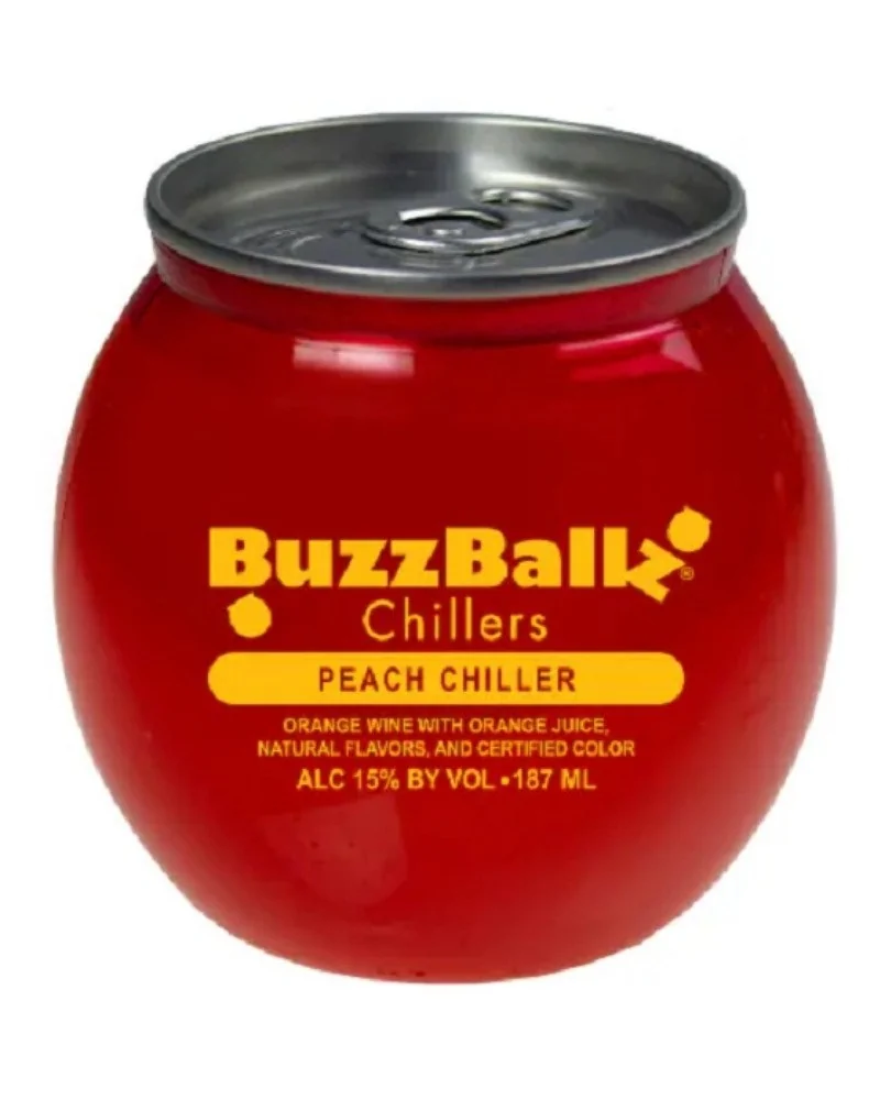 Buzzballz Chillers Peach Chiller Mini Bottles 12pks (187ml) - 