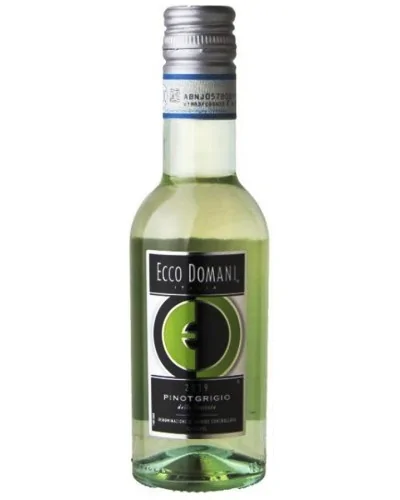 Ecco Domani Pinot Grigio 12 Mini Bottles 50ml - 