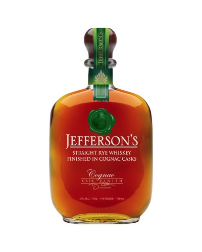 Jefferson’s Straight Rye Whiskey Finished in Cognac Casks 750ml - 