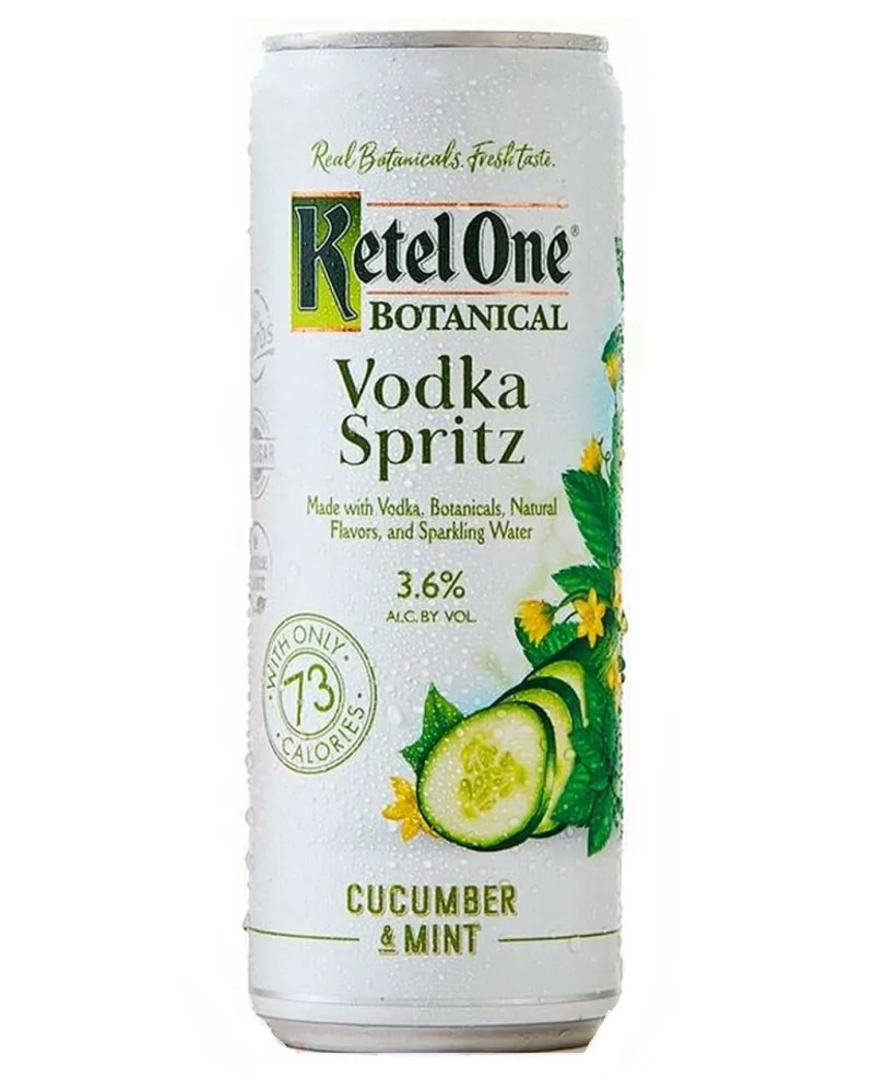 Ketel One Botanical Vodka Spritz Cucumber & Mint 355ml (12Pk Cans) - 