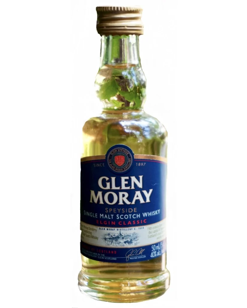 Glen Moray Scotch Single Malt Classic 24 Mini Bottles 50ml - 