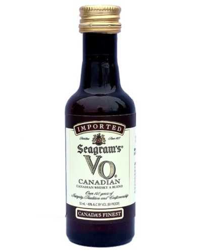 Seagram's Vo Canadian Whiskey 24 Mini Bottles 50ml - 