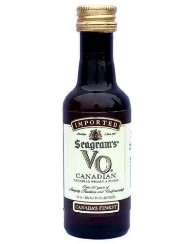 Seagram's Vo Canadian Whiskey 24 Mini Bottles 50ml - 