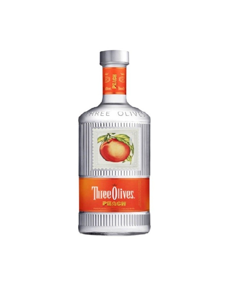Three Olives Vodka Peach 24 Mini Bottles 50ml - 