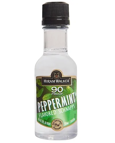 Hiram Walker Schnapps Peppermint 90° 20 Mini Bottles 50ml - 