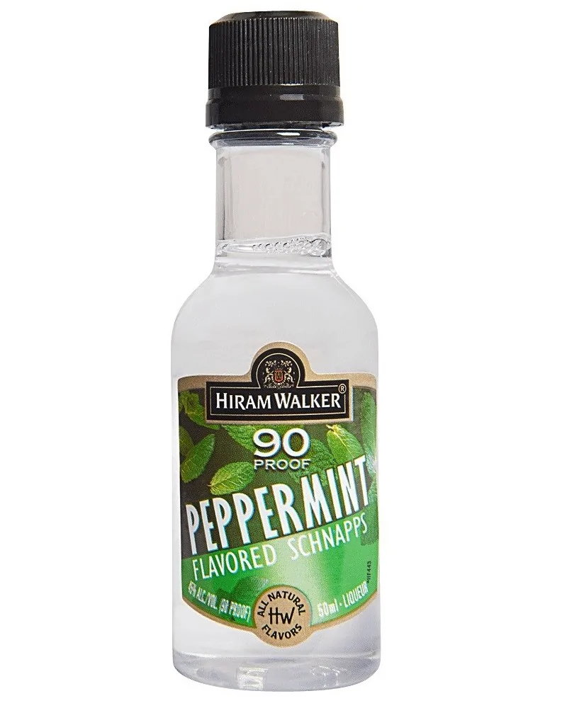 Hiram Walker Schnapps Peppermint 90° 20 Mini Bottles 50ml - 