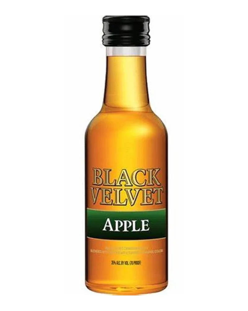 Black Velvet, Apple Canadian Whisky 30 Mini Bottles 50ml - 