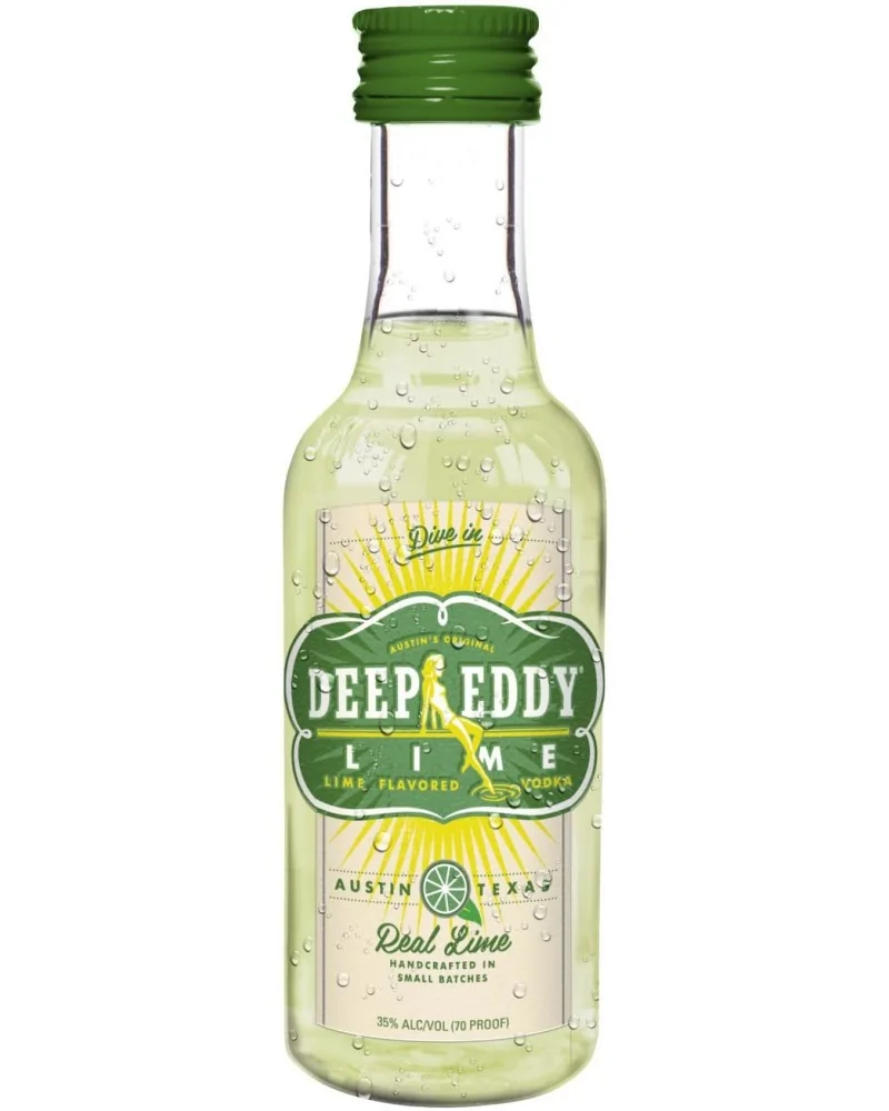 Deep Eddy Vodka, Lime Flavored Vodka 24 Mini Bottles 50ml - 