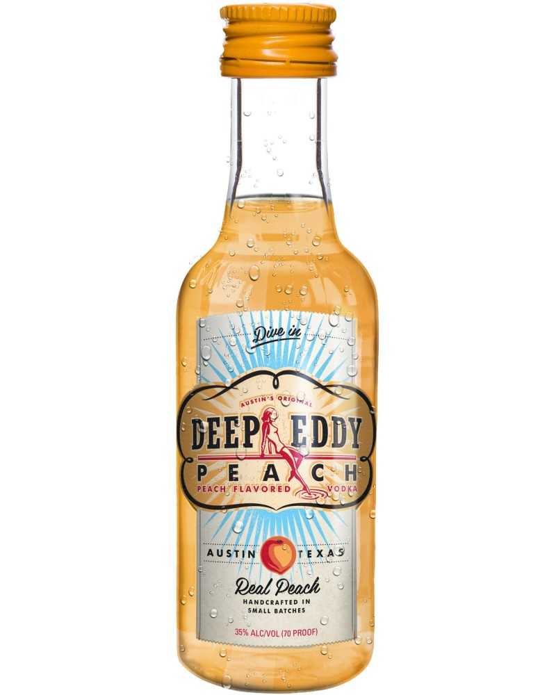 Deep Eddy Vodka, Peach Vodka 24 Mini Bottles 50ml - Deep Eddy Vodka, Peach Vodka 24 Mini Bottles 50ml -