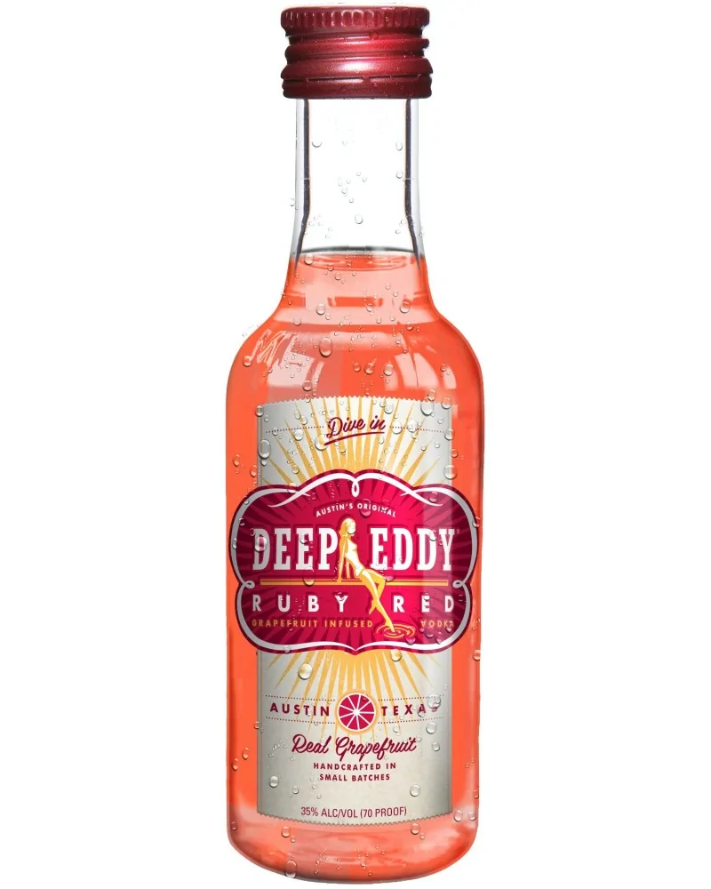 Deep Eddy Vodka, Ruby Red Vodka 24 Mini Bottles 50ml - 