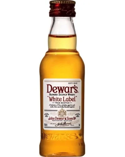 Dewar's White Label Blended Scotch Whisky 20 Mini Bottles 50ml - 