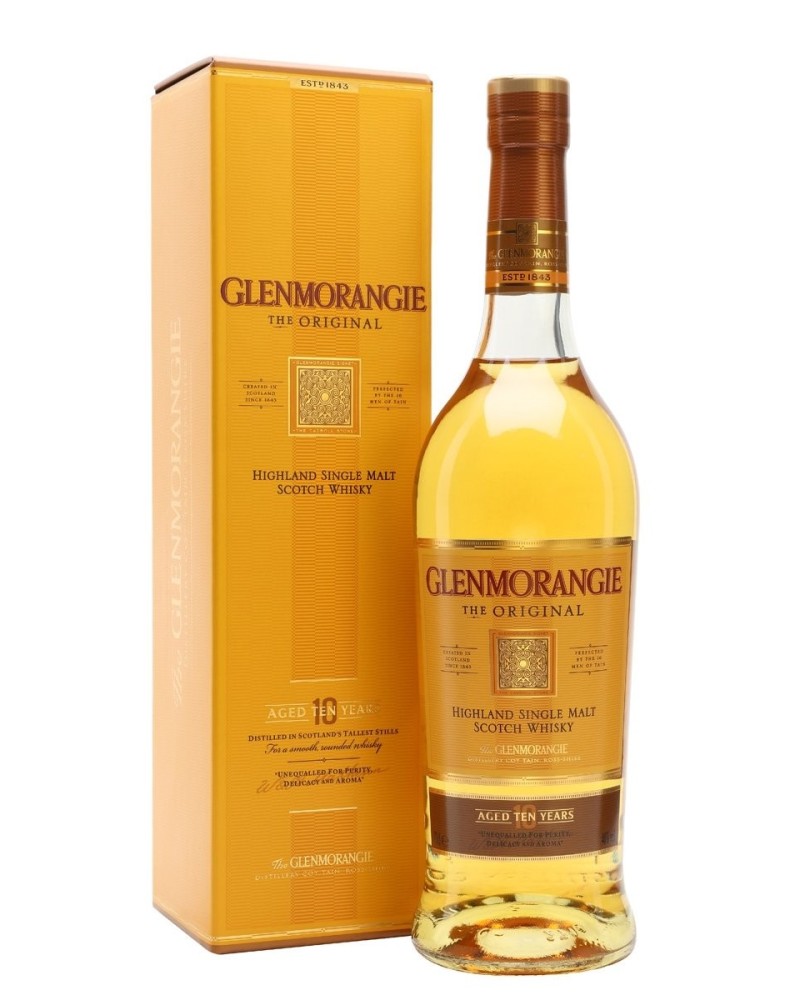 Glenmorangie 10 Yr Single Malt Scotch with Giraffe Tin (750 ML), Scotch