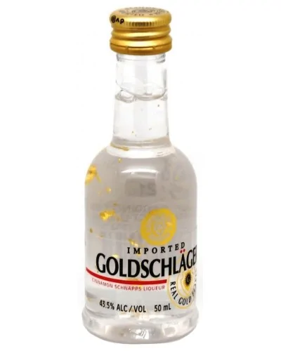 Goldschläger Cinnamon Schnapps Liqueur 24 Mini Bottles 50ml - 