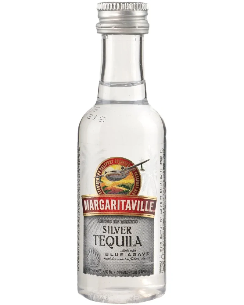 Margaritaville Spirits Silver Tequila 24 Mini Bottles 50ml - 