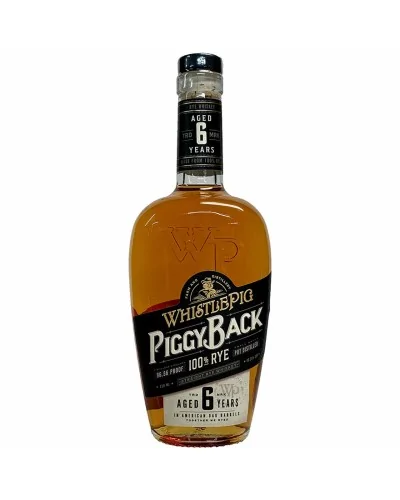 WhistlePig 6 Year Old Piggyback Straight Rye Whiskey 750ml - 