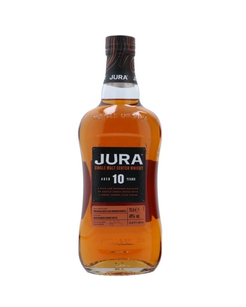 Isle Of Jura 10 Year Old Single Malt Scotch Whisky 750ml - 