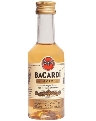 Bacardi Rum Gold of 50ml - 